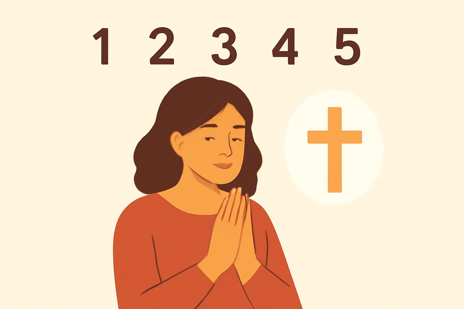 5 pasos para la oración