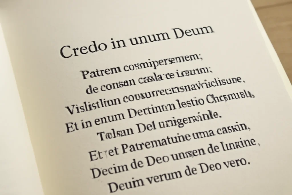 credo completo