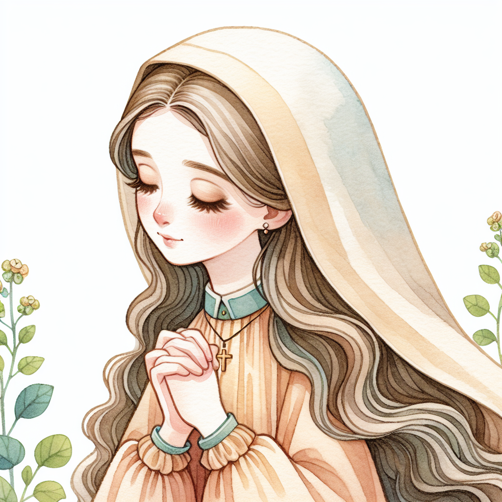 Estampita de Santa Margarita de Alacoque para imprimir gratis