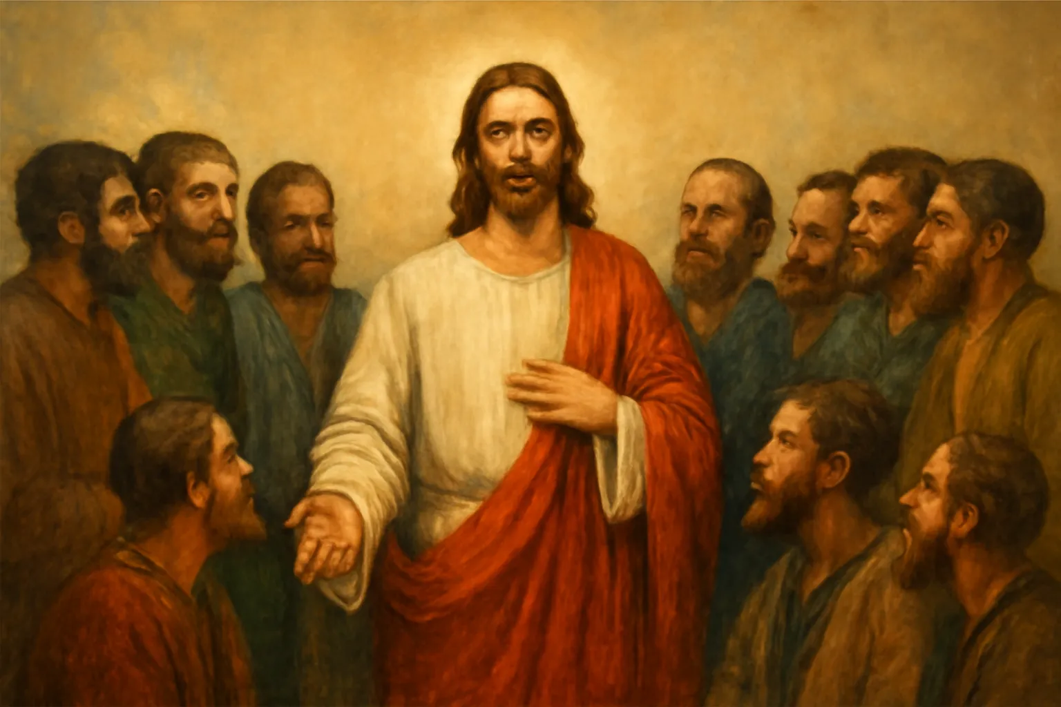 jesus and apostles