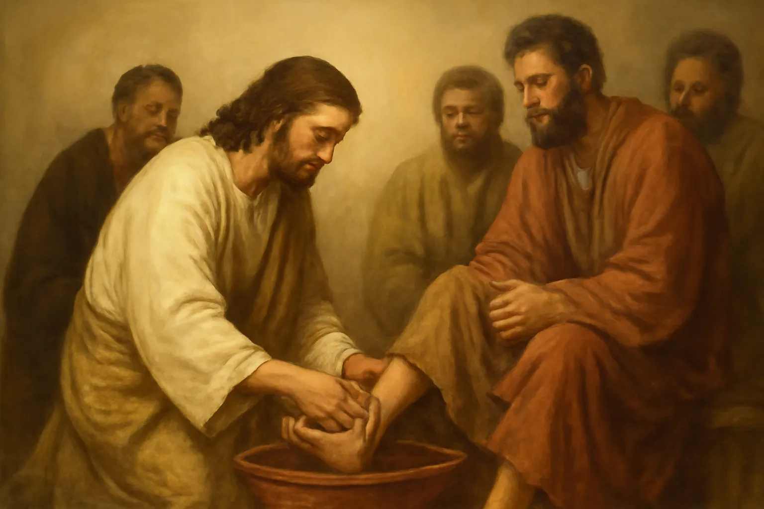 jesus lava los pies a sus discipulos estudio biblico