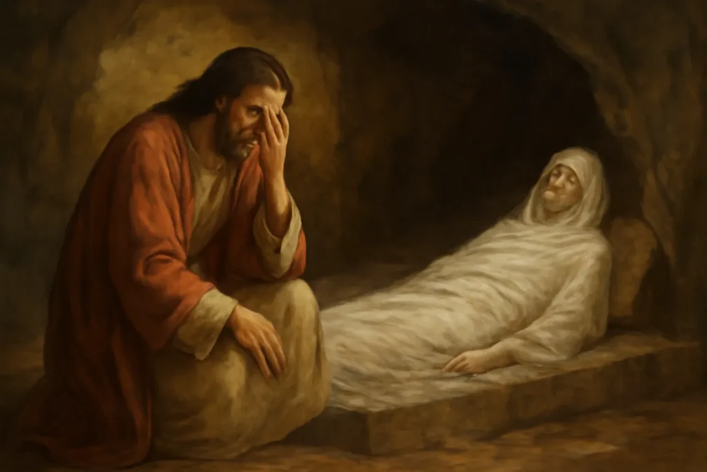 jesus lloro por lazaro
