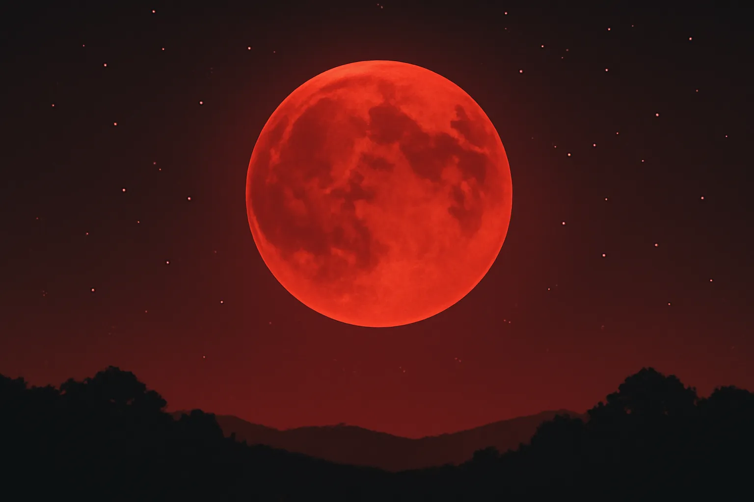 la luna se teñira de sangre biblia