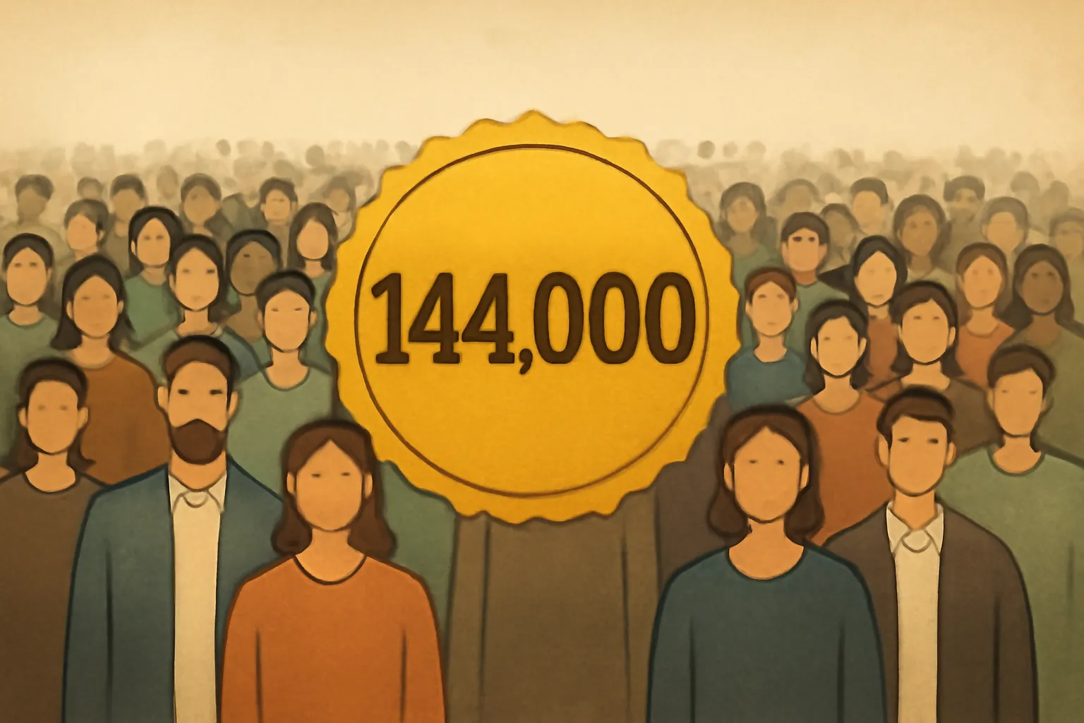 los 144 mil sellados