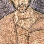 Estampita de San Ambrosio de Milán para imprimir gratis San Ambrosio de Milán